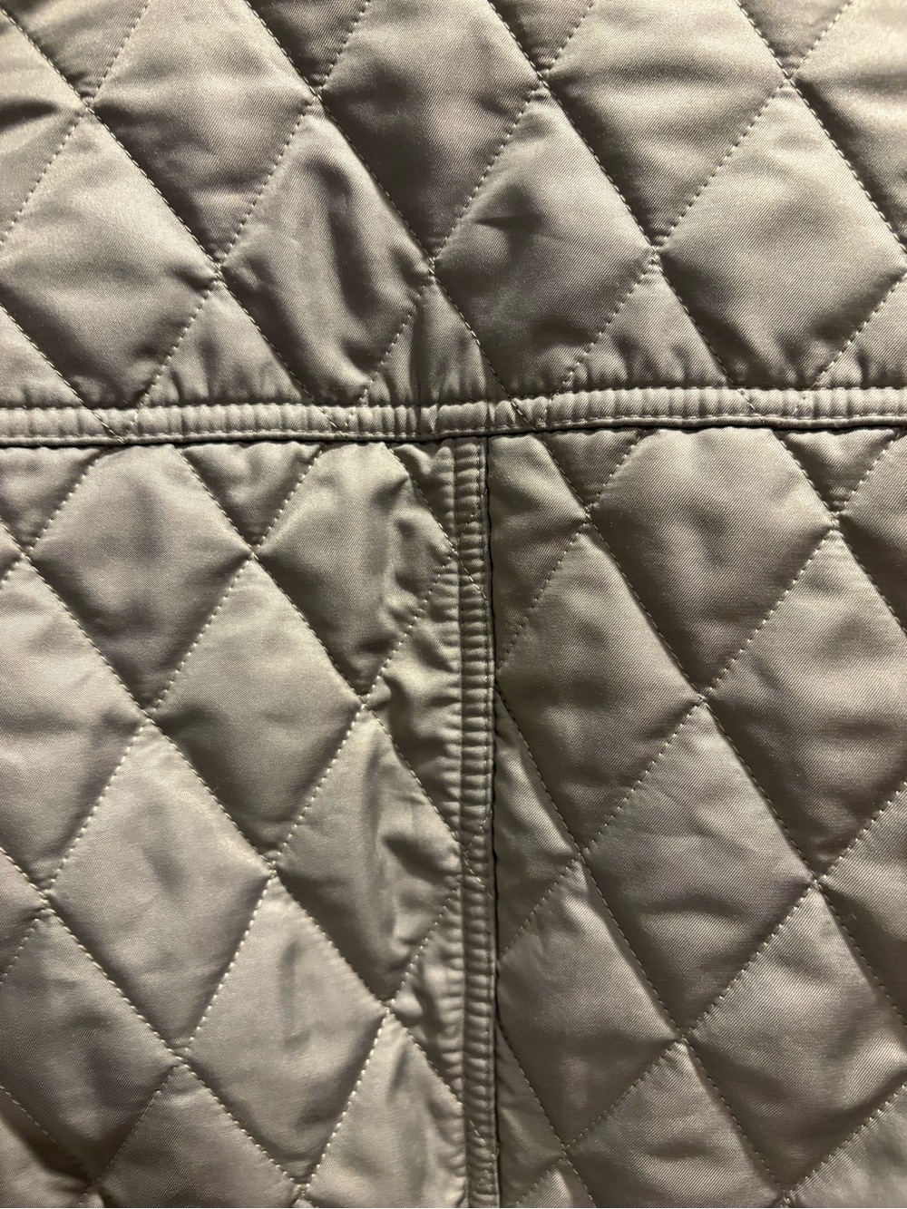 Burberry Britt nova check Quilted Women's Jacket in olive green large - Picture 7 of 13